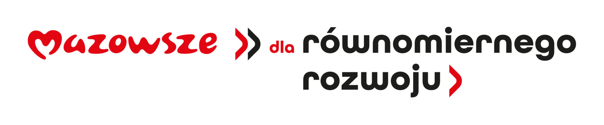 Logotyp programu wsparcia Mazowsze dla równomiernego rozwoju